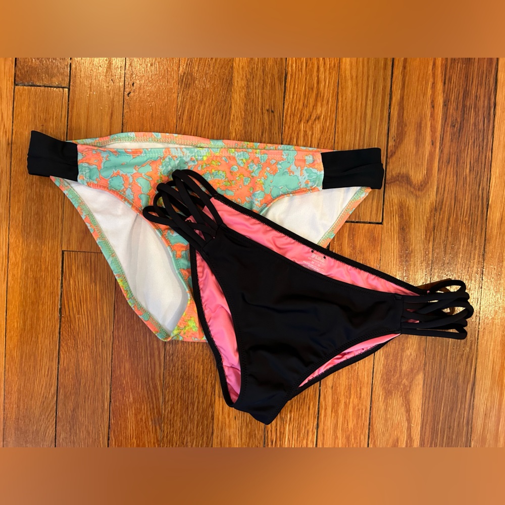 Women’s Bundle of Hurley & PINK Bikini Bottoms